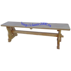 Скамья "Воевода" деревянная